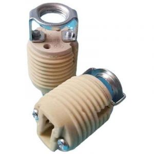 Douille pour ampoule,Lot de 6 supports de lampe G9, douille halog&egrave;ne G9 filet&eacute;e en c&eacute;ramique