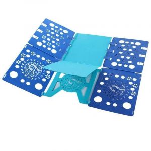 58 x 68 cm (Bleu&Bleu) Planche à Plier Le Linge - Pli Linge plieur de Linge Enfant Adulte Vetement Chemise t-Shirt Tee Shirts