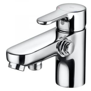 Mitigeur bain-douche L20 monotrou avec inverseur automatique - Chromé - Roca - A5A0509C00