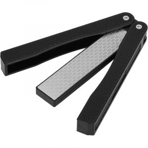 Aiguiseur Couteaux, Pierre a Aiguiser Diamant, Double Face de Couteau, Format de Poche Pliable 400/600 Grain, Pour la Cuisine de Camping en Ext&eacute;rieur
