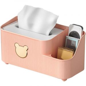 Boite A Mouchoir, Boite Mouchoirs Decorative, Porte Telecommande TV, Bo&icirc;te &Agrave; Mouchoirs &Agrave; Cinq Compartiments, Gestionnaire De Bo&icirc;te &Agrave; Mouchoirs, Bo&icirc;te