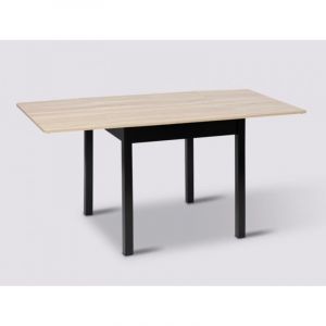Table &agrave; manger extensible &agrave; rabat 2 &agrave; 6 places - Longueur 80-152 x Largeur 80 x hauteur 75 cm