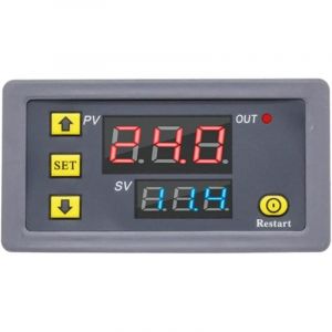 Relais Temporis&eacute; Num&eacute;Rique Affichage LED Minuterie de Cycle Interrupteur de Commande Relais Temporis&eacute; R&eacute;Glable Interrupteur Temporis&eacute; DC12V