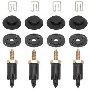 Swgaunc 4 Set Fixations Couvre Moteur 2.0 HDI pour Berlingo C4 C5 Xantia Xsara 206 306 307 406 607 806 Expert 0137F6 13711 clips + boulons