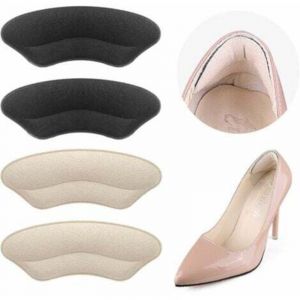 2 Paires Coussinets de Coussin de Talon, Semelles de Talon de Chaussure, Coussinets de Talon &eacute;pais, Prot&egrave;gent du Frottement et Du Glissement - Lablanc