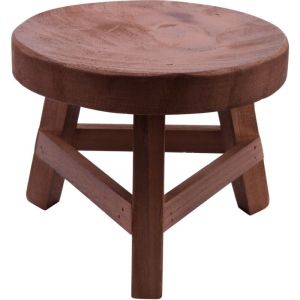 Support de Plante en Bois, Tabouret Haut Pot Fleur Multifonctionnel, pour DéCoration Jardinage