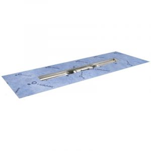 I-drain - Linear 54 - Caniveau de douche en inox, longueur 700 mm, avec étanchéité ID4M07001X1