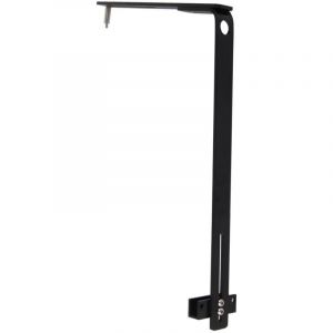 Support de lampe pour aquarium cylindrique COB en alliage d'aluminium &agrave; spectre complet pour aquarium Noir