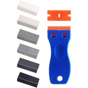 Kit de r&eacute;paration en cire dure grise, kit de r&eacute;paration pour stratifi&eacute; gris et blanc, pour carrelage, PVC, vinyle, meubles, parquet, bois, sol et