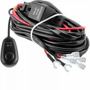 Ulisem - Phare de Travail led 12V 300W Câblage à barres led Projecteur led Voiture 12v Etanche IP67 Spot Flood Feux Antibrouillard led 27,000lm Feux