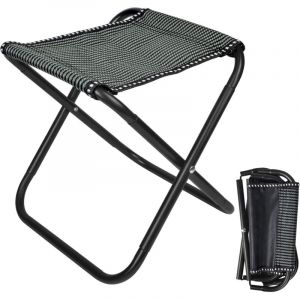 Tabouret pliant ext&eacute;rieur chaise de camping portable petit si&egrave;ge pliant mini tabouret de camping pliant en aluminium pour p&ecirc;che camping randonn&eacute;e