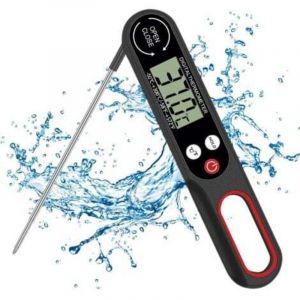 Sonde de thermom&egrave;tre &agrave; viande Thermom&egrave;tre num&eacute;rique pour aliments BBQ Cuisine Cuisson Thermom&egrave;tre &agrave; lecture instantan&eacute;e Sonde de temp&eacute;rature pliable