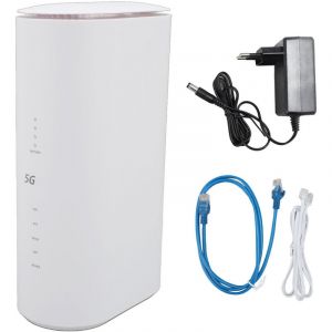 Routeur 5G Routeur cpe WiFi 6 double bande Gigabit Ethernet 2,4 g 5,8 g 8 antennes &agrave; gain &eacute;lev&eacute; Routeur mimo 4x4 avec emplacement pour carte sim