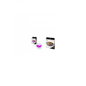 Whirlpool - STM008 – Accessoire de cuisson pour Micro-ondes (cuiseur vapeur, Violet, Blanc, Blanc) & Wpro AVM305 Plat Crisp Diamètre: 30.5 cm pour