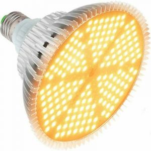 Ampoule LED de croissance 120 W &agrave; spectre complet, 180 LED E27, pour plantes d'int&eacute;rieur, fleurs, serre