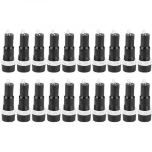 Porte-fusibles 20 pi&egrave;ces, porte-fusibles &agrave; montage sur panneau avec capuchon &agrave; vis - MF-527, bo&icirc;tier de fusible 5 x 20 mm, bo&icirc;tier de protection de