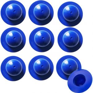 Ccykxa - 10 Pièces Bouchon Piscine Intex, Bouchons de Fond de Rechange pour Pompe de Filtration de Piscine, Compatibles Avec Intex Pool (bleu)