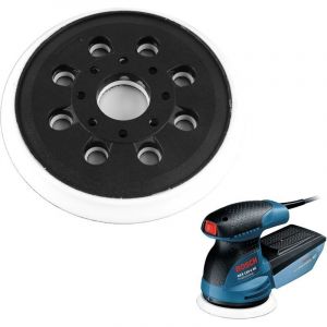 Plateau Ponceuse Bosch, Patin de Pon&ccedil;age Auto-Agrippant, 8 Trous Plateau de Pon&ccedil;age, Plateau de Pon&ccedil;age Compatible(&Oslash; 125 mm)