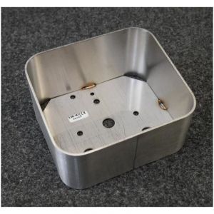 Cadre saillie inox 125x110x65/55mm pour boîtier référence 004862 - tête de lecture VIGIK BTICINO