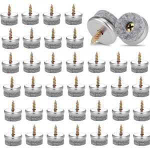 42pcs Patin Chaise a Visser Feutre, Vis Patins en Feutre, Patin Meuble Ave Feutres &eacute;pai De 5mm sont Une Protection Id&eacute;ale du Pied De Chaise, avec Une