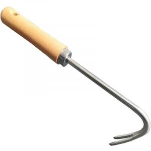 D&eacute;sherbeur de jardinage, d&eacute;sherbeur manuel d&eacute;sherbeur en acier inoxydable d&eacute;sherbeur ext&eacute;rieur jardin pelouse jardin cour Agri sol