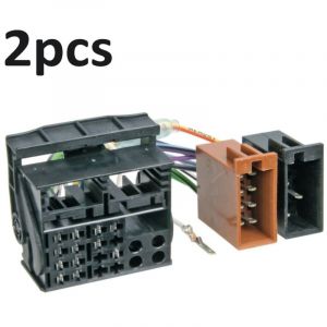 Faisceau Radio Origine Citroen Peugeot vehicule en ISO vers FAKRA MOST(2pcs)