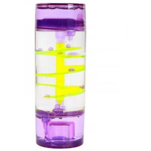 Sablier - MYCRAZYSTUFF - Sablier liquide - Design r&eacute;tro - Spectacle hypnotique - Blanc