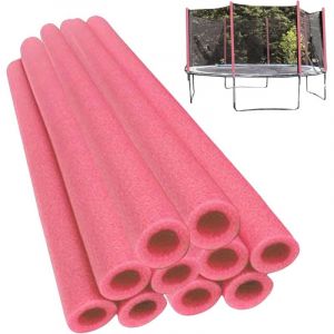10 Pi&egrave;ces Tubes en Mousse, Couvre-poteaux en Mousse pour Trampoline, Manchons pour Trampolines Protection, Manchons en Mousse pour Trampoline,