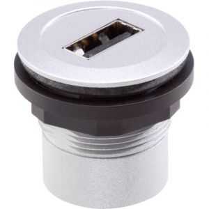 Embase femelle usb 2.0 embase femelle rrjusbab rrjusbab Schlegel Contenu: 1 pc(s)