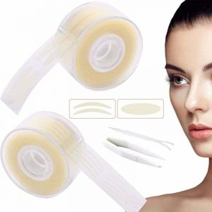 Bandes Paupi&egrave;res 1200 Pcs, Bandes de Levage &agrave; Double Paupi&egrave;re Invisibles, Autocollants Instantan&eacute;s pour Paupi&egrave;res, Bandes Autocollantes pour Les Yeux