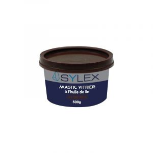 Sylex - Mastic vitrier à l'huile de lin 500g Couleur: beige - Conditionnement: 500GR