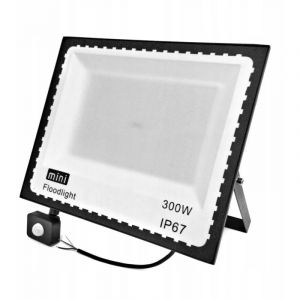 Projecteur HALOGÈNE 300 W LED + SENSOR avec détecteur de mouvement