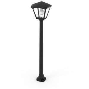 Lampadaire d'extérieur led 'Giaffa/Roby' de Fumagalli 94,5 cm - Noir