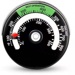 Thermom&egrave;tre Magn&eacute;tique pour Po&ecirc;le &agrave; Bois, Thermom&egrave;tre Magn&eacute;tique pour Po&ecirc;le &agrave; Bois Thermom&egrave;tre pour Chemin&eacute;e Tuyau de Po&ecirc;le Dessus de Po&ecirc;le