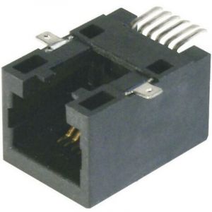 Embase modulaire femelle - CMS ASSMANN WSW A-20040-LP/SMT-A RJ10 femelle, droit RJ11 P&ocirc;le: 4P4C 1 pc(s) D19379