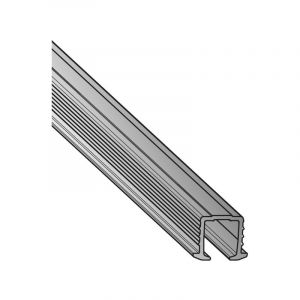 Rail de roulement sysline encastrable simple - Longueur : 2000 mm - Matériau : Aluminium Hettich