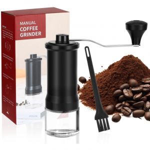 Moulin &agrave; caf&eacute; manuel, moulin &agrave; caf&eacute; &agrave; main, moulin &agrave; caf&eacute; manuel r&eacute;glable, avec broyeur conique en c&eacute;ramique de haute pr&eacute;cision, pour Aeropress,