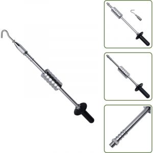 Marteau &agrave; inertie avec crochet 63 cm Acier au carbone - Marteau &Agrave; Inertie - Outil De R&eacute;paration Auto - Retrait Des Bosses - Carrossier - Atelier