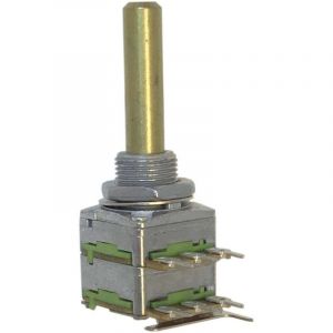 Potentiometer Service - Potentiom&egrave;tre rotatif 1 tour 63256-02600-4166/B25K RD1602F-20F4-30R-B25K-602 st&eacute;r&eacute;o 0.2 w 25 k&Omega; 1
