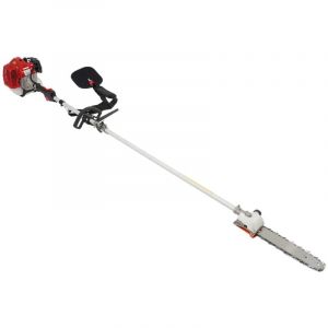 &Eacute;lagueuse &agrave; cha&icirc;ne thermique 2 temps 42,7 cc, Tron&ccedil;onneuse &agrave; essence, puissante et dot&eacute;e d'une perche extensible et d'une lame de 30 cm (12 pouces)