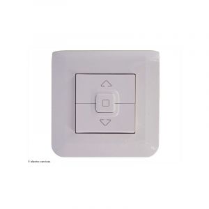 Legrand - Interrupteur de volets roulants Mosaic Blanc complet 2 modules Griffes: Avec griffes
