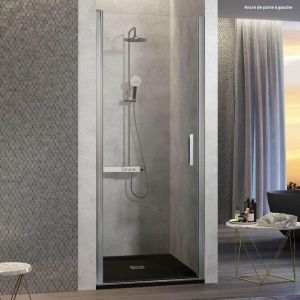 Kassandra - Porte de douche pivotante nardi 65-69 cm