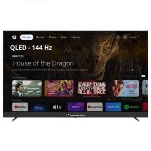Continental Edison - tv led CELEDGAM65QV24B6 - 65'' (164 cm) - qled uhd 4K 3840x2160 - smart google - 4xHDMI - 3xUSB