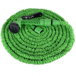 Tuyau d'Arrosage Extensible 15m, Tuyau Arrosage Extensible avec 7 Modes de Pulv&eacute;risation, D'Arrosage Flexible, L&eacute;ger et Facile &agrave; Ranger Pour