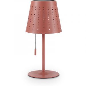 Lampadaire Intérieur Extérieur Batterie Jardin Terrasse Rechargeable Rouge, Lampe De Table 2 (Batterie Rechargeable) - Paco Home