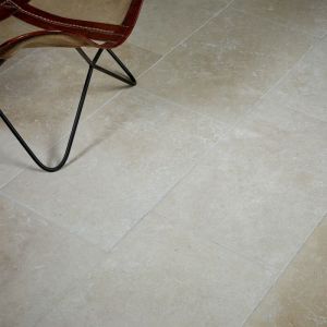 Carrelage Travertin 1er choix - 61x40,6x1,2 cm - Beige Light (vendu par dalle de 0,2476 m&sup2;)