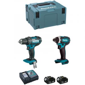 MAKITA Kit DLX2127MJ (DDF482 DTD152 2 x 4,0 Ah DC18RC MAKPAC 3)