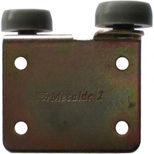 Galet de porte coulissante de placard - Matériau : Acier / Nylon Mecalde