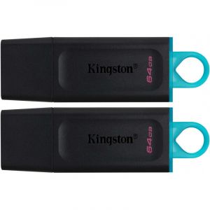 KINGSTON Kingston DataTraveler Exodia DTX/64GB-2P Cl&eacute; USB 3.2 Gen 1 - avec capuchon de protection et anneaux pour porte-cl&eacute;s de plusieurs couleurs