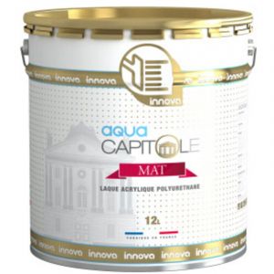 Peinture Innova Capitole Aqua Finish Mat Blanc 12l - Innova